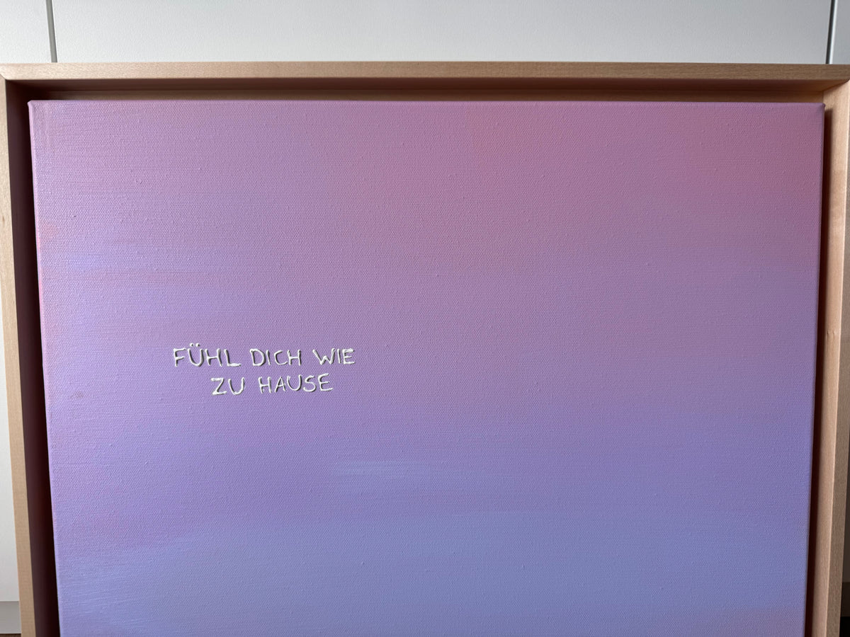Fühl dich wie zu Hause – Größe 40 x 50 cm