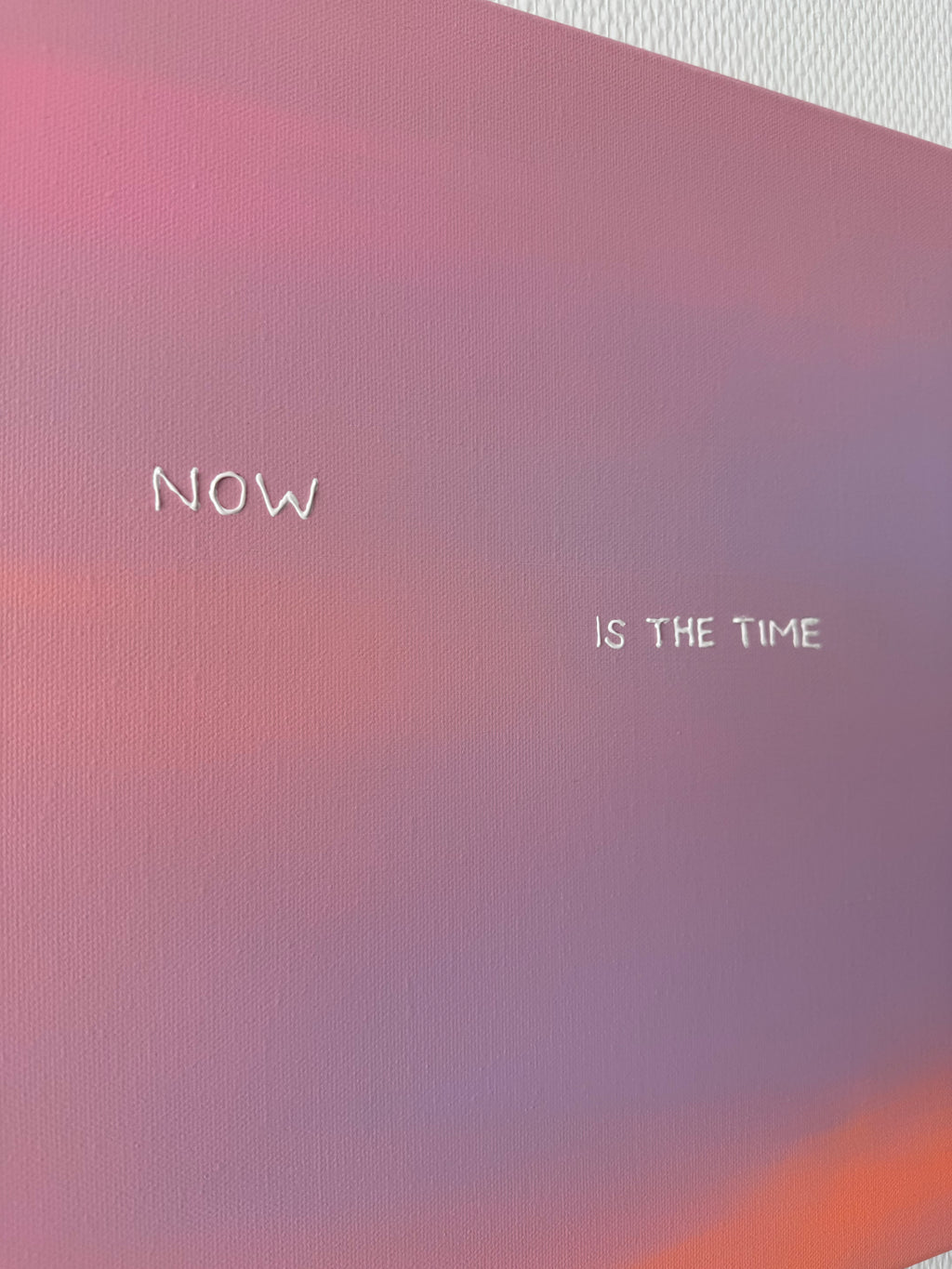 Now is the time – Größe 40 x 50 cm