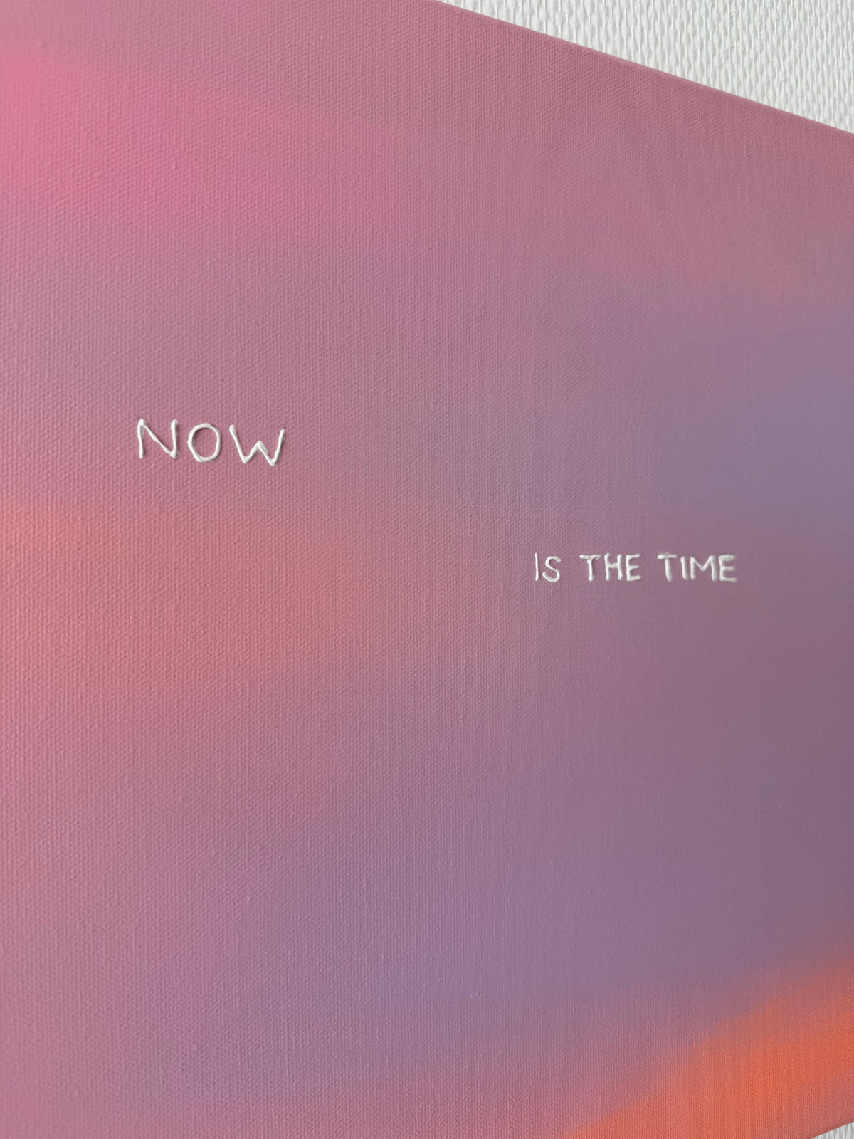 Now is the time – Größe 40 x 50 cm