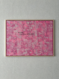 Wie schön, dass wir gleichzeitig leben – Größe 55 x 75 cm