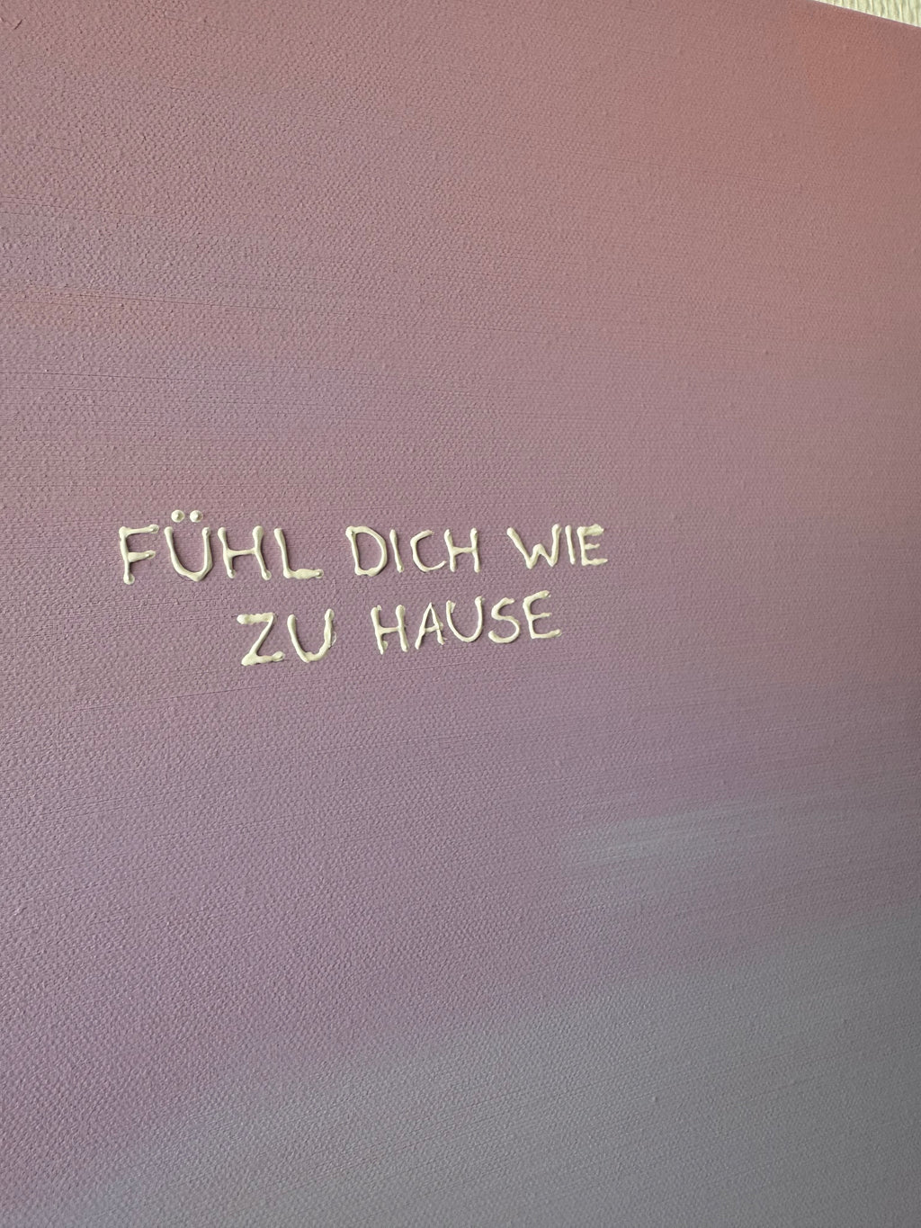 Fühl dich wie zu Hause – Größe 40 x 50 cm