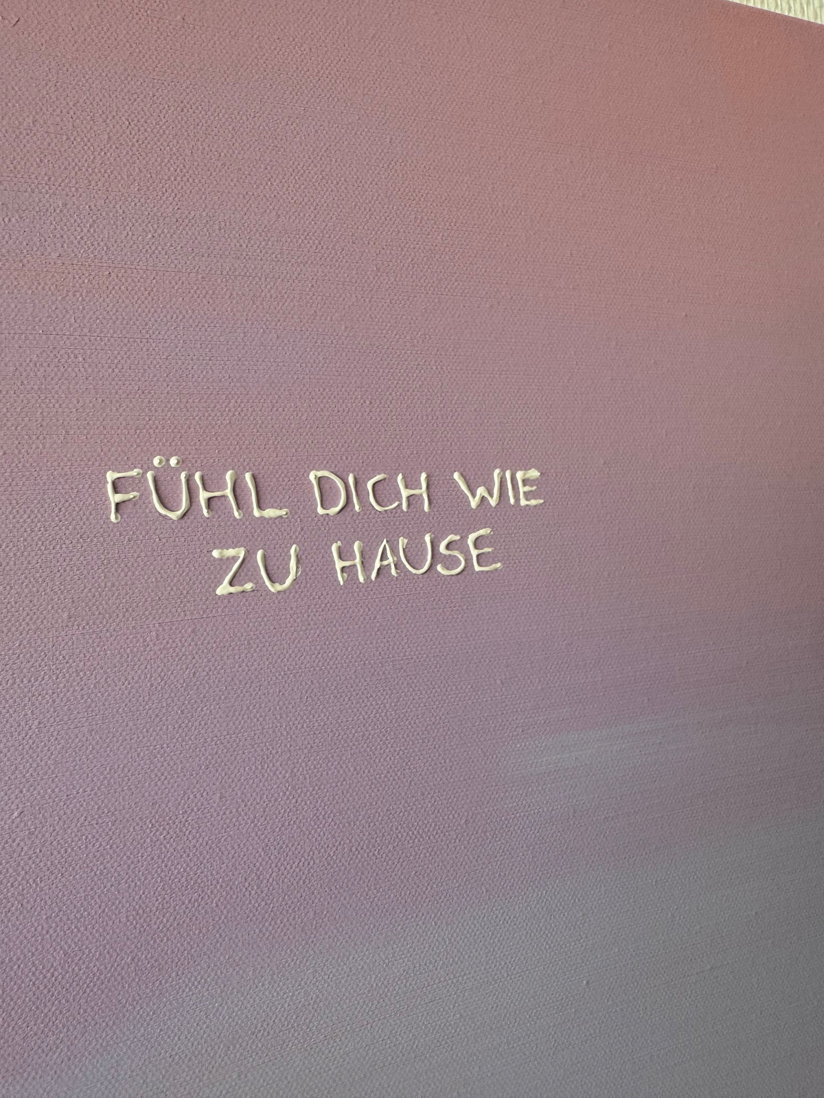 Fühl dich wie zu Hause – Größe 40 x 50 cm