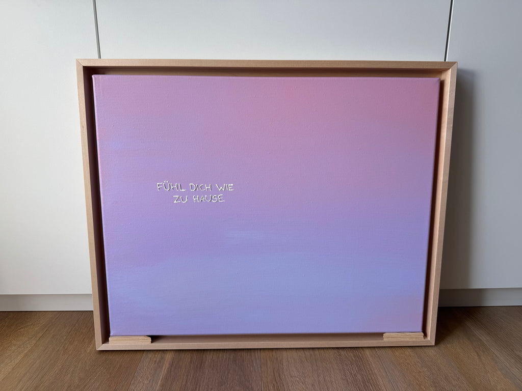 Fühl dich wie zu Hause – Größe 40 x 50 cm