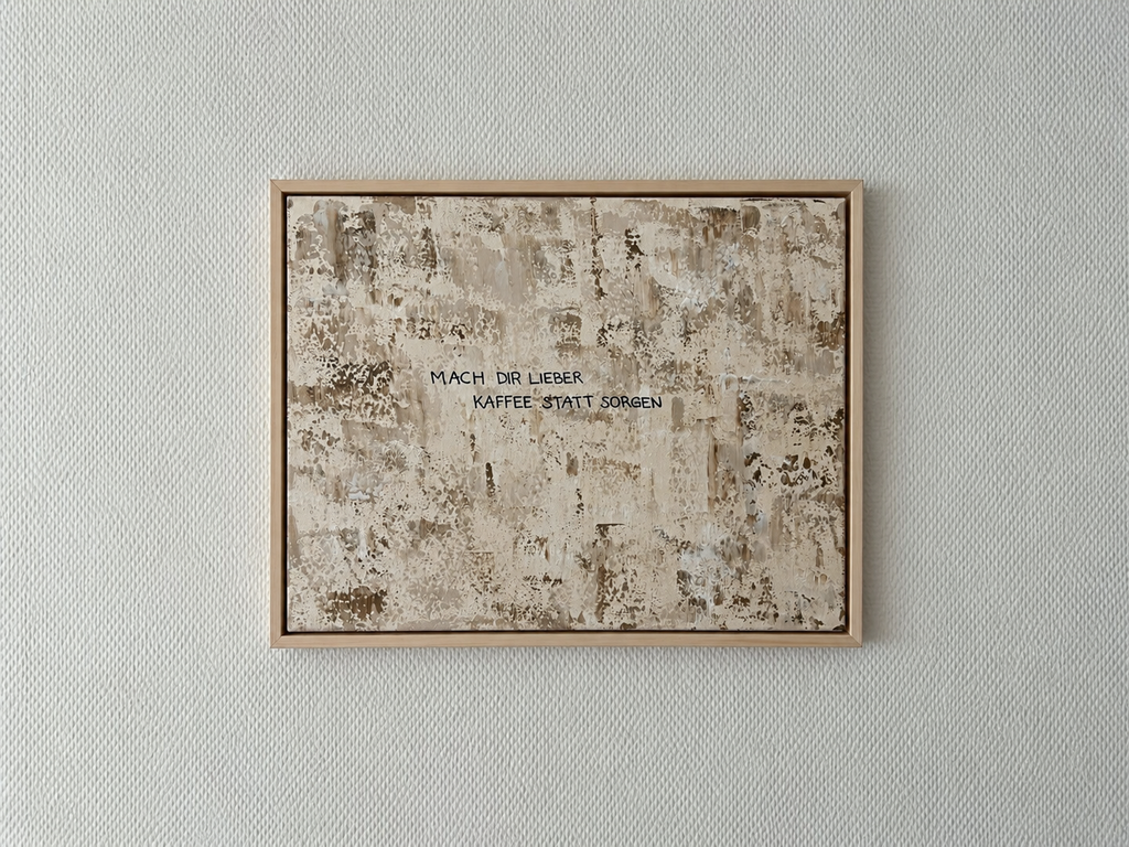 Mach dir lieber Kaffee statt Sorgen – Größe 40 x 50 cm