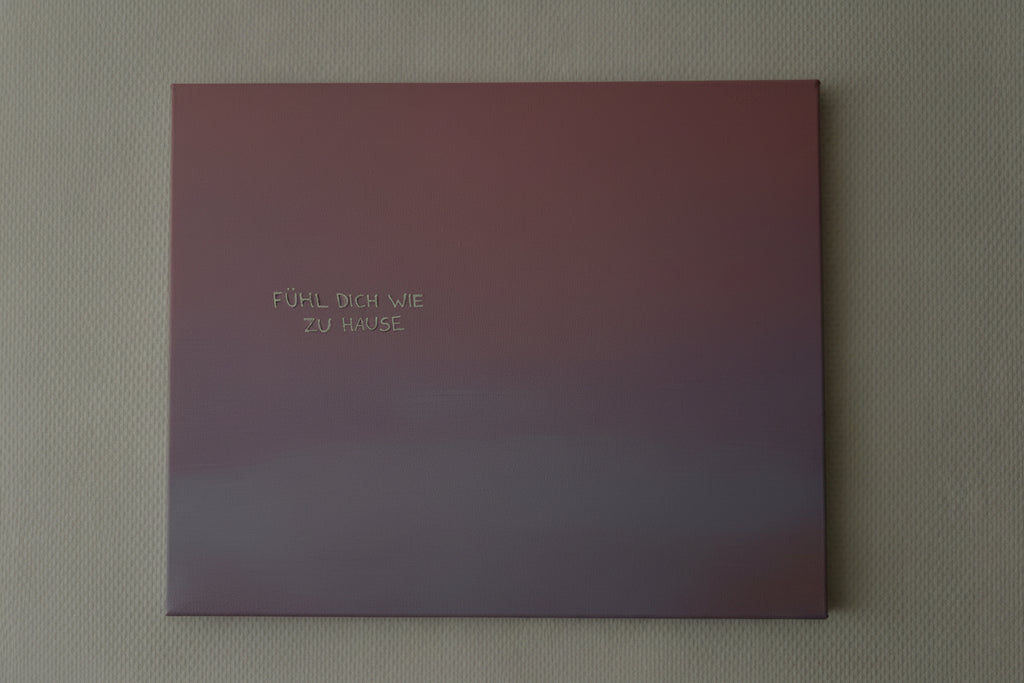 Fühl dich wie zu Hause – Größe 40 x 50 cm